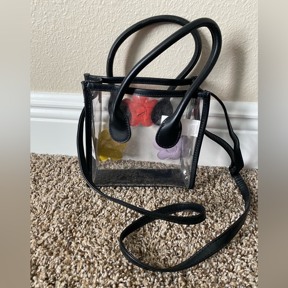 Kids Flower-Embellished Clear Bag - Picture 4 of 4